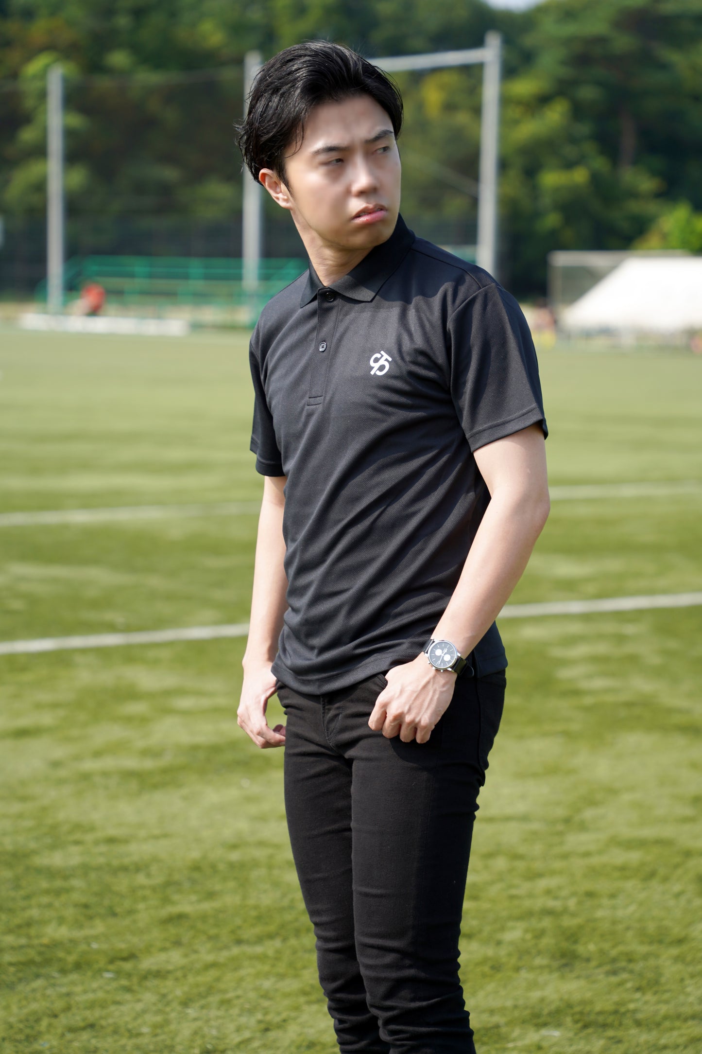 ŠVABO TOKYO BLACK POLO